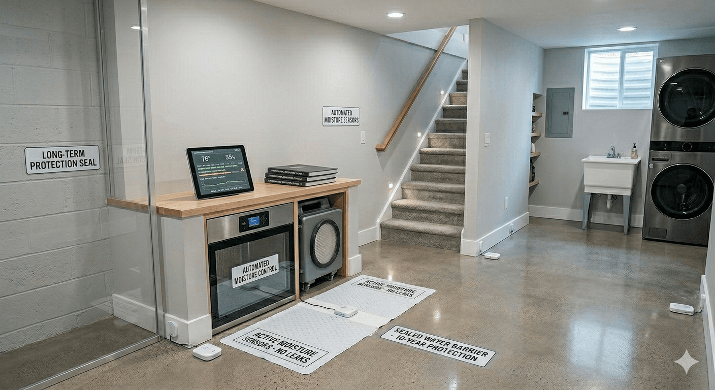 Home mold prevention and moisture testing for water damage risks